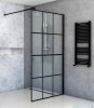 Sea Horse Easy In Black kabina Walk In 90x200 cm Nero BK251T09A6